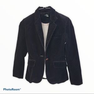 J Crew Dark Brown Corduroy Blazer